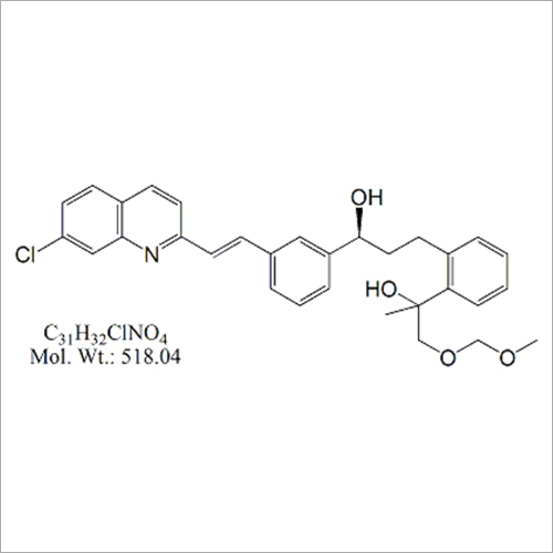 Montelukast (3S)-Hydroxy Methoxymethoxy Impurity Application: Pharmaceutical