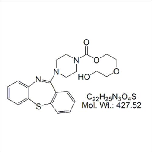 Quetiapine Carboxylate Impurity Application: Pharmaceutical