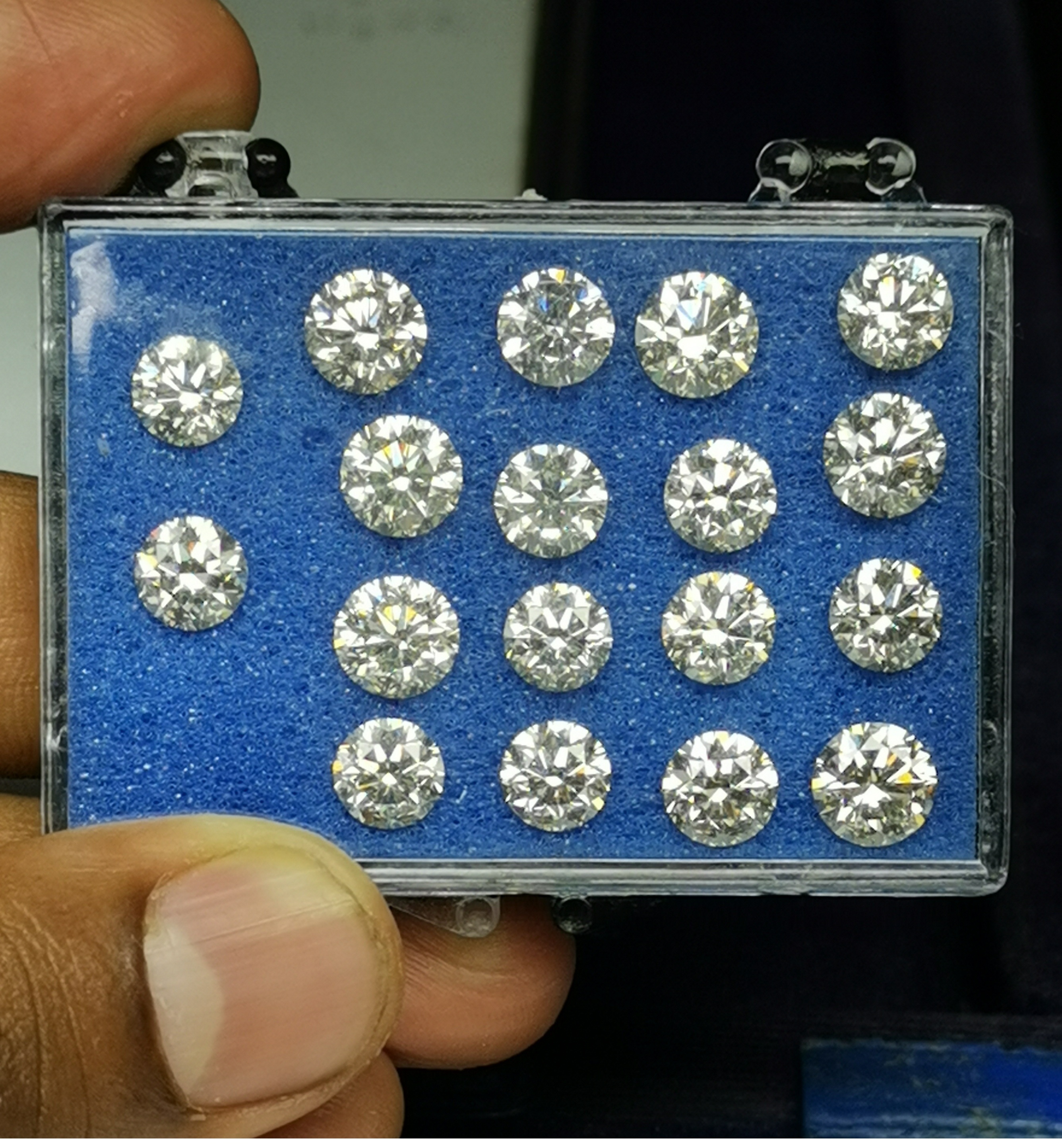 Cvd Diamond 3.70mm Ghi Vvs Vs Round Brilliant Cut Lab Grown Hpht Loose Stones Tcw 1