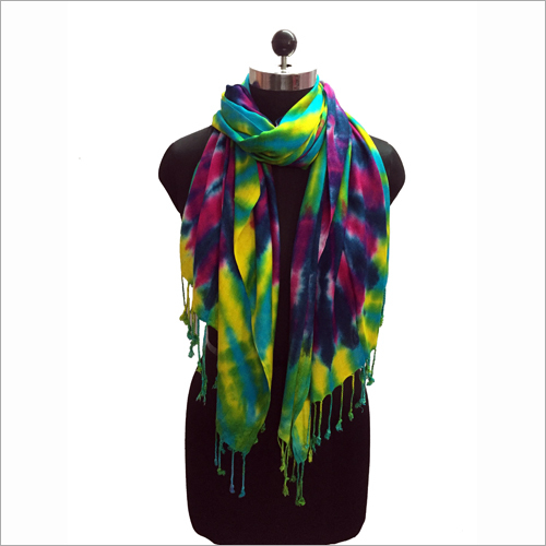 Pashmina Wool Ladies Tie Dye Stole