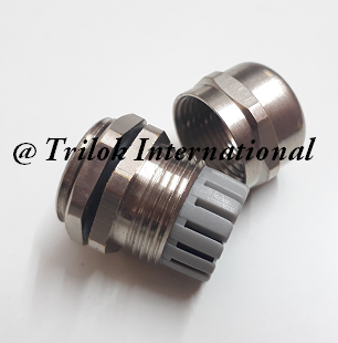 Gold And Silver Brass Pg Cable Gland