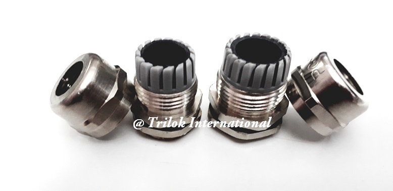 Gold And Silver Brass Pg Cable Gland