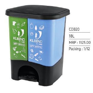 Plastic Duo Wet And Dry Bin