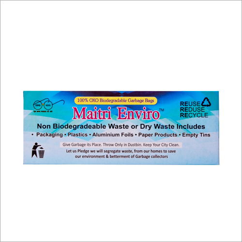 24x26 Inch Recycled Blue Garbage Bag - Plastic, Custom Size | Easy To Use, Eco-friendly Disposal Solution