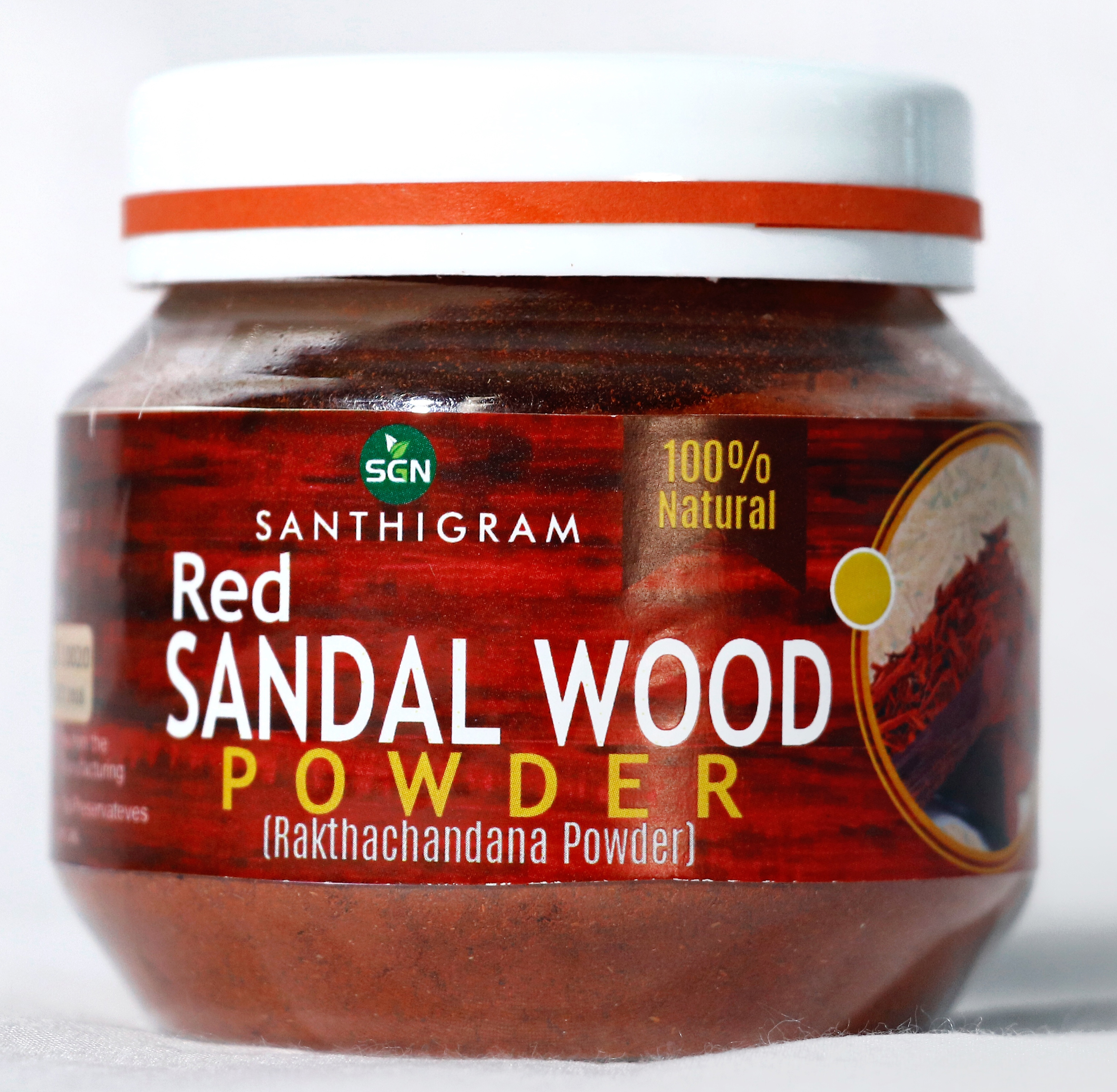 Red Sandal Wood Powder - 100% Natural Fine Herbal Powder | Ideal For All Body Care Requirements, Long Shelf Life Of 1 Year