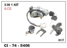 3In1 Kit Ace W/Iginition Vehicle Type: 4 Wheeler