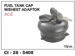 Fuel Tank Cap w/Sheet Adaptor - Durable Composite Material, Designed for 4 Wheeler Vehicles | Warranty Included for Peace of Mind