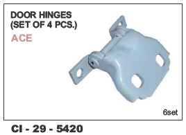 Car Door Hinges(set of 4) ACE - Heavy-Duty Steel | Designed for 4-Wheelers, Includes Warranty for Reliable Performance