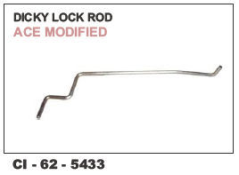 Dicky Lock Rod Ace Modified - Durable Metal, Vehicle Type: 4 Wheeler | Warranty Included, Enhanced Security Features