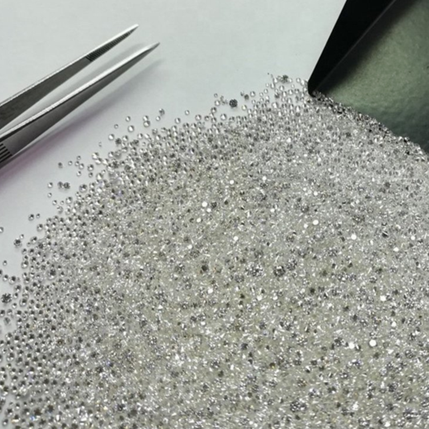 Cvd Diamond 0.9mm Ghi Vs Si Round Brilliant Cut Lab Grown Hpht Loose Stones Tcw 1