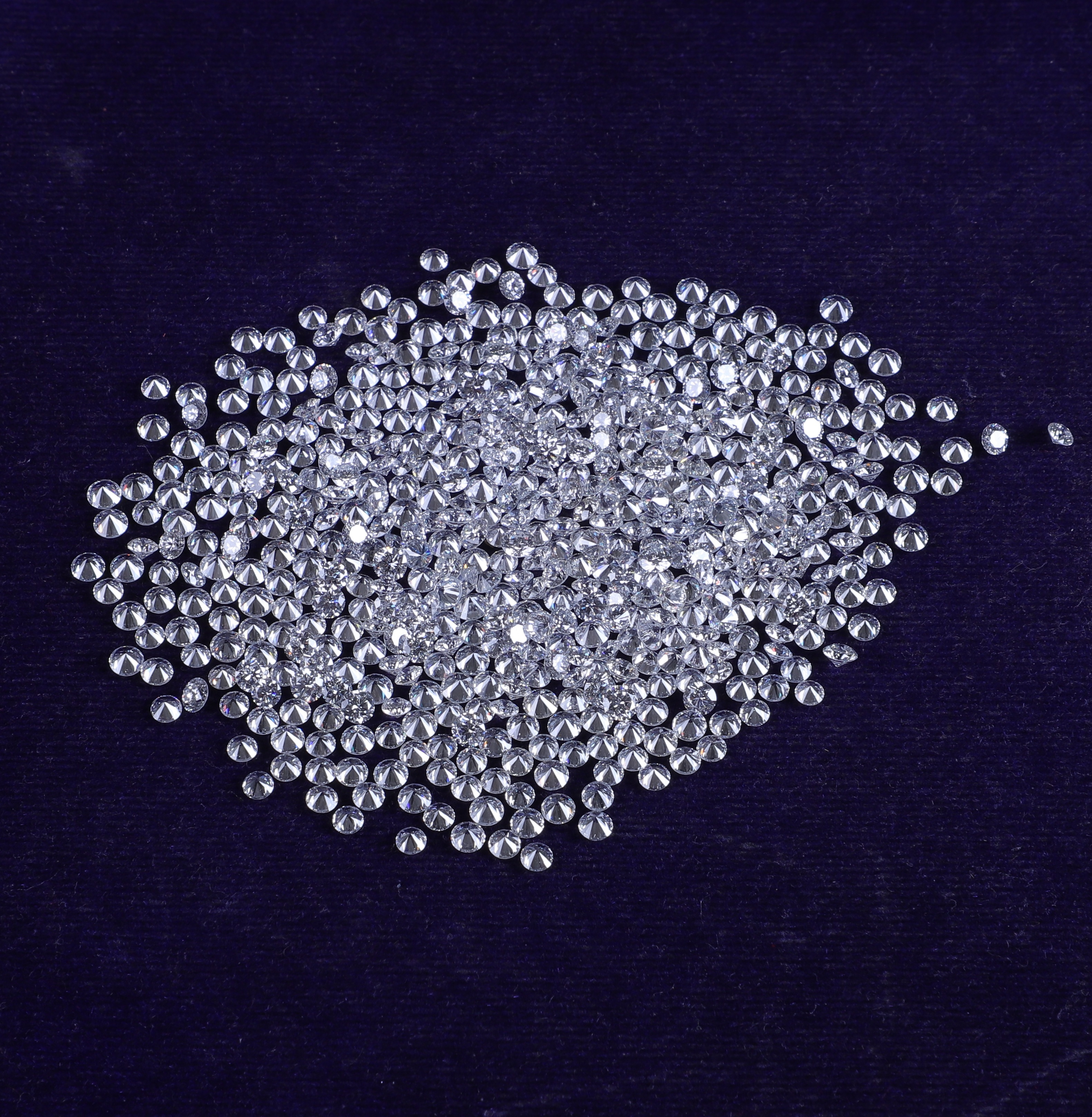 Cvd Diamond 1.20mm Ghi Vs Si Round Brilliant Cut Lab Grown Hpht Loose Stones Tcw 1