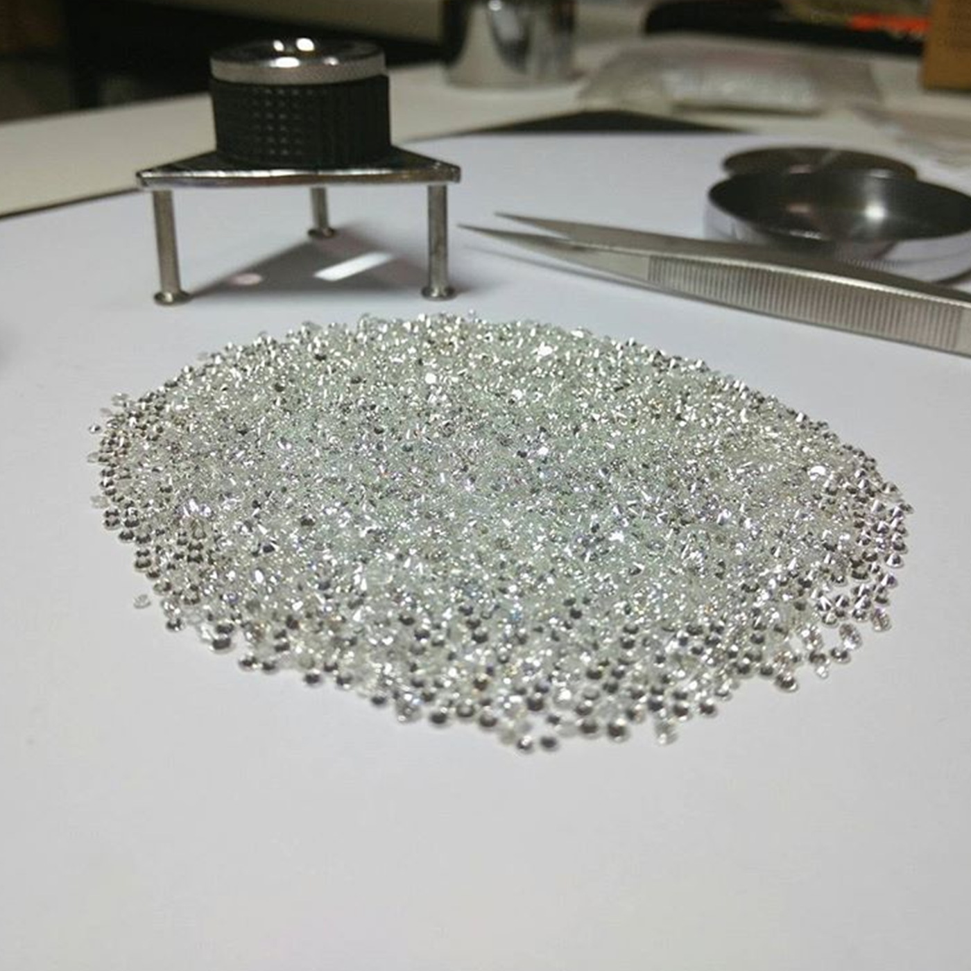 Cvd Diamond 1.60mm Ghi Vs Si Round Brilliant Cut Lab Grown Hpht Loose Stones Tcw 1