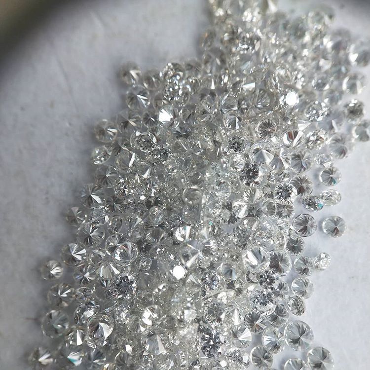 Cvd Diamond 2.70mm Ghi Vs Si Round Brilliant Cut Lab Grown Hpht Loose Stones Tcw 1