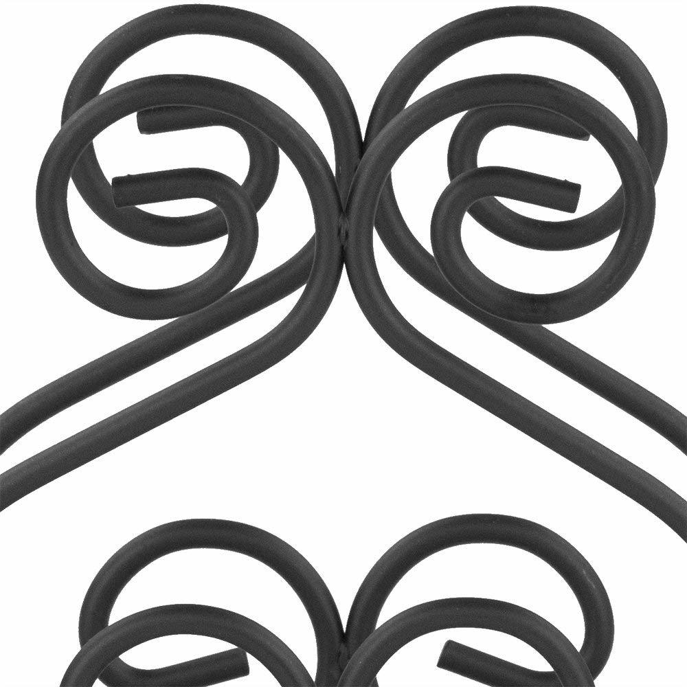 Wooden And Wrought Iron Tissue And Napkin Holder For Dining Table