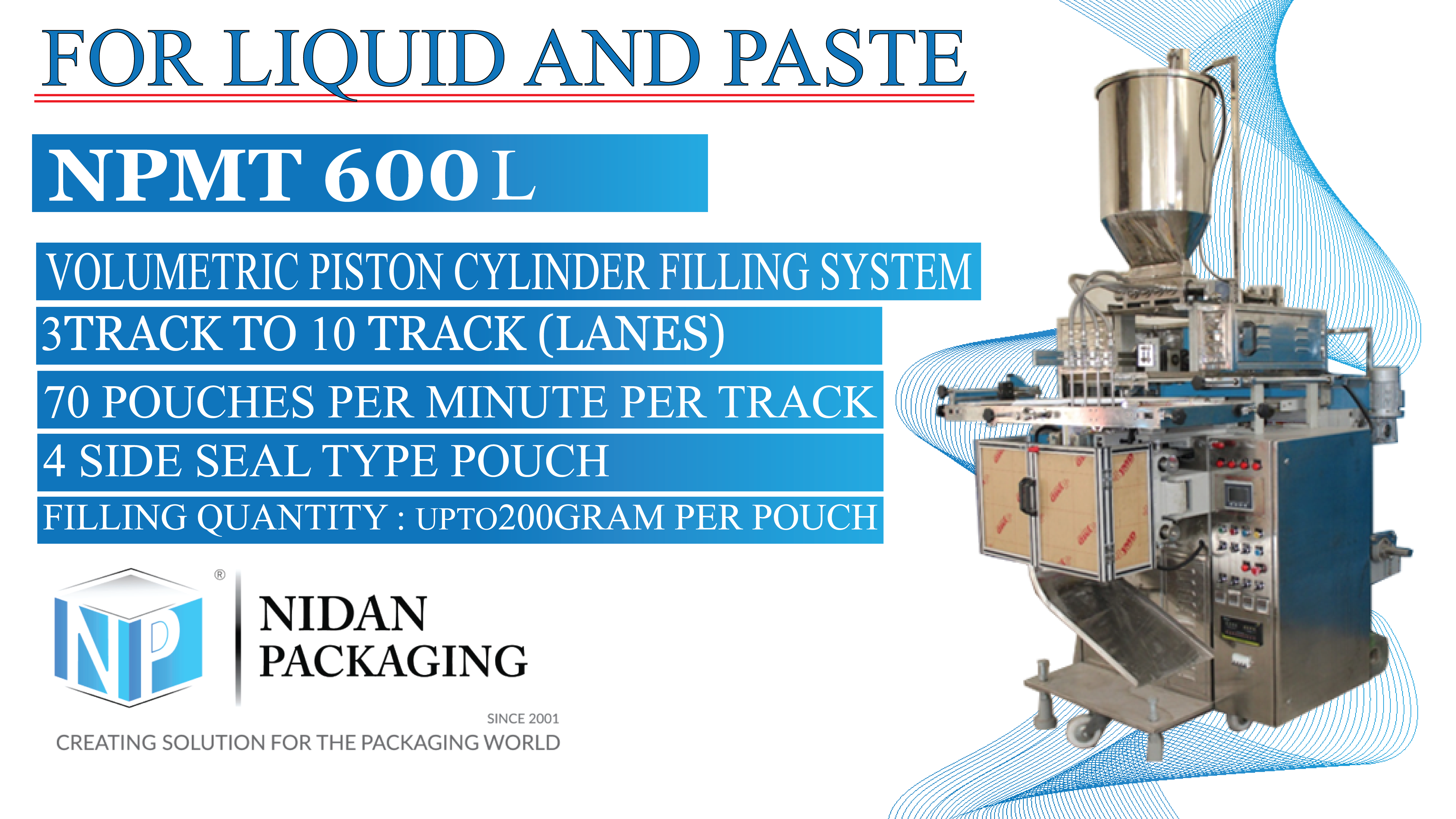 Multi Track Powder Packaging Machine - Stainless Steel, Silver Color, 440 Volt | Durable, Heavy Duty Automatic Operation