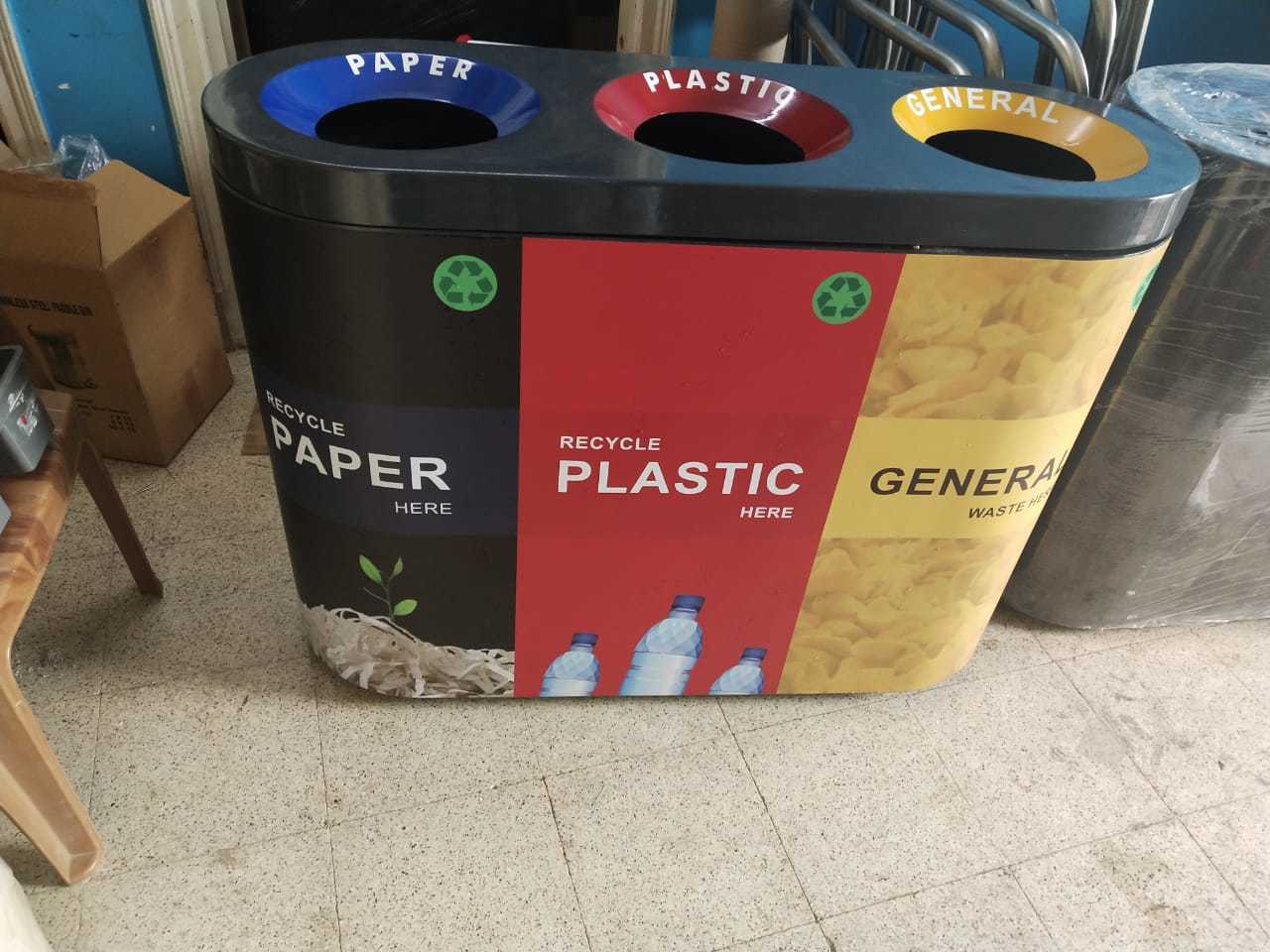 Frp 3 In 1 Recycle Open Bin With Frp Liners
