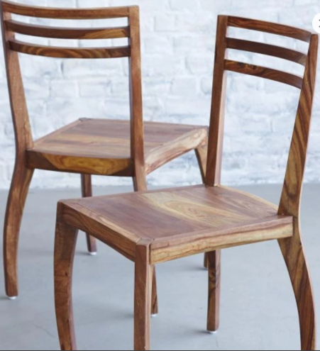 American Style Solid Wood Dining Table Set Meander