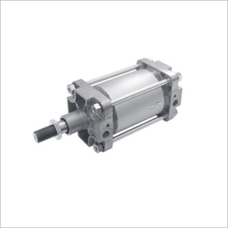 Standard Cylinder - Aluminium, Brass, Nitrile, Steel, Acetal, Polyurethane | 0.5-10 Bar Working Pressure, Silver Finish
