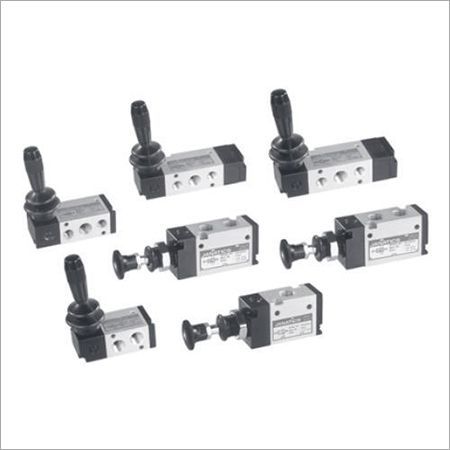 Hand Lever Valves - Aluminium, G1/2 Medium Size, Silver And Black | Power 1.9, Designed For Dry, Filtered, Lubricated Compressed Air