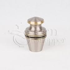 Silver Classic Pewter With Stripes Brass Token Cremation
