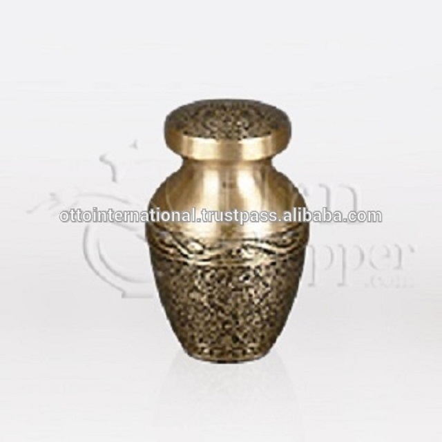 Pink Calais Ii Brass Token Cremation Urn
