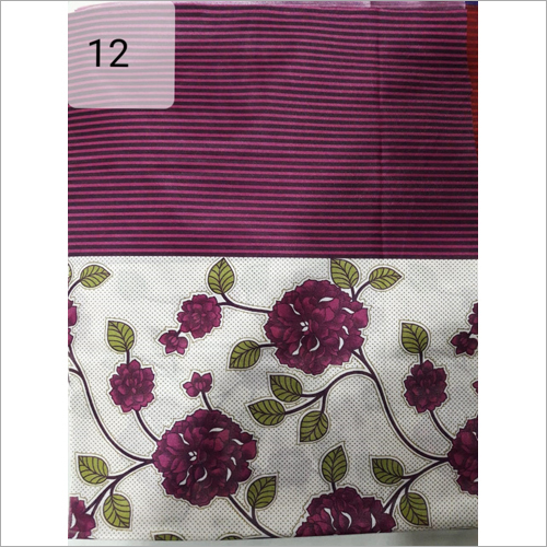 Curtain Fabric - Printed Nitting, Multicolour | Smooth, Light Texture, Washable, Quick Dry, Ideal for Restaurants, Houses, Hotels