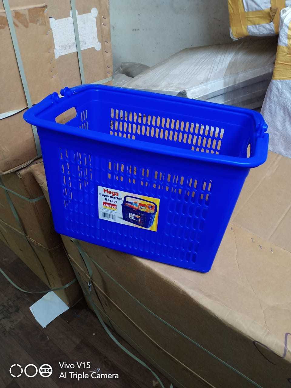 Red/blue Hand Basket