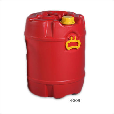 Red Plastic Round Drum