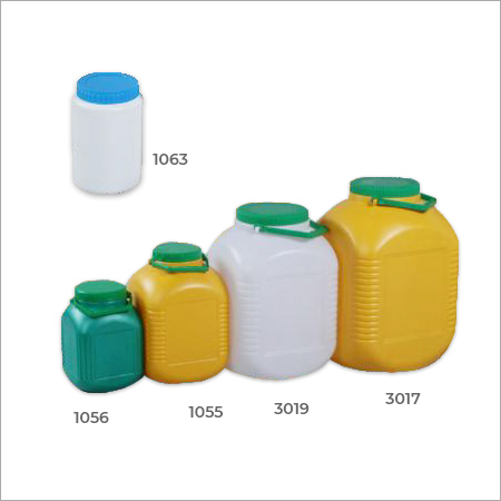 Available In Different Color Plastic Wide Mouth Jars