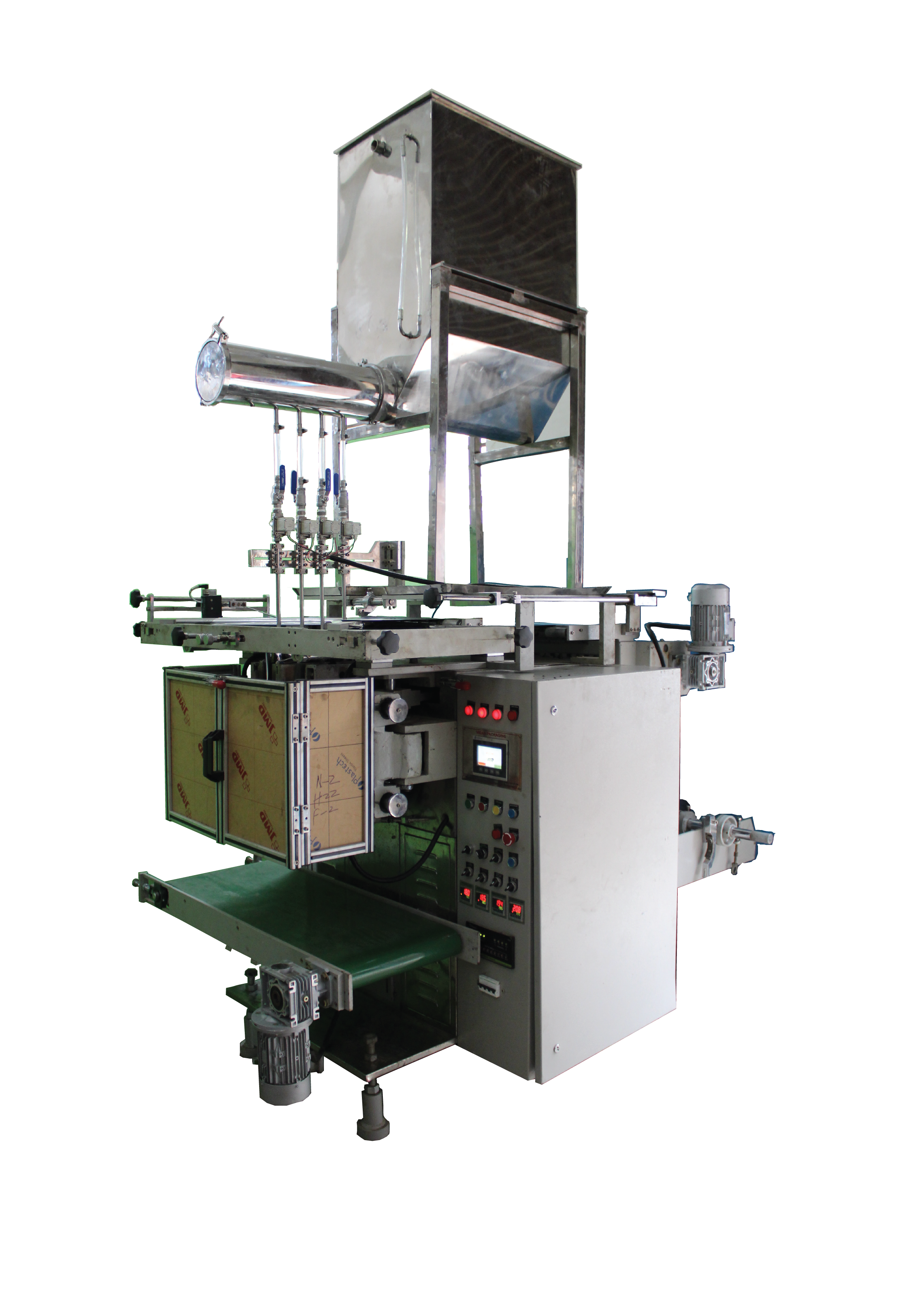 Npmt 600l-hf Multi Track Liquid Packaging Machine - 4-track Design With Pouch Size Up To 100mm Width, 360 Pouches/minute Production Speed, Automatic Plc Control, Durable And Rust Proof, One Year Warranty