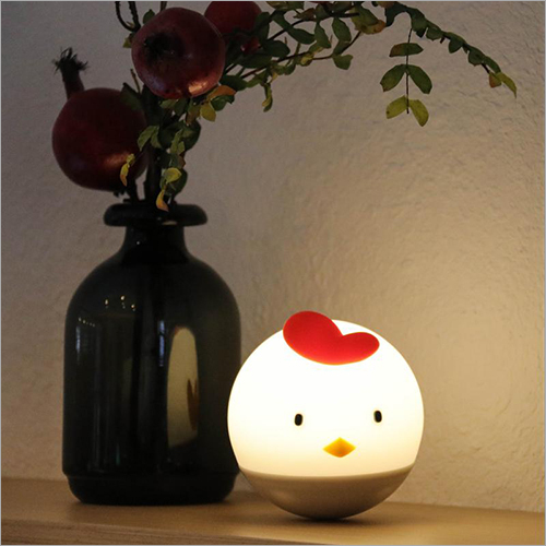 पोर्टेबल क्यूट चिकन सिलिकॉन बेबी नाइट लाइट