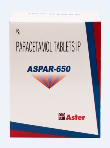 Paracetamol Tablets - 650 mg, Pack of 100 Tablets | Pain Relief, Reduces Fever, Suitable for All