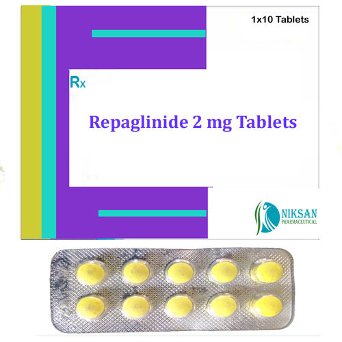 रेपैग्लिनाइड 2 मिलीग्राम टैबलेट सामान्य दवाएं