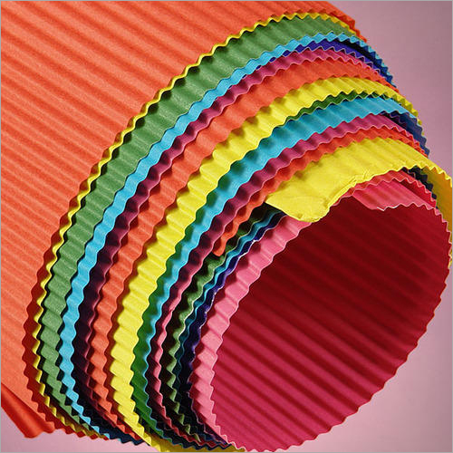 Colored Corrugated Paper Sheet - Lightweight, Customizable Sizes , Available in Vibrant Colors, Easy to Use