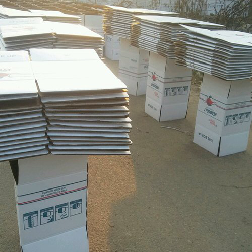 Corrugated Paper Box - Durable Corrugated Material | Customized Sizes, Brown Color, Versatile For Electronics And Food Packaging