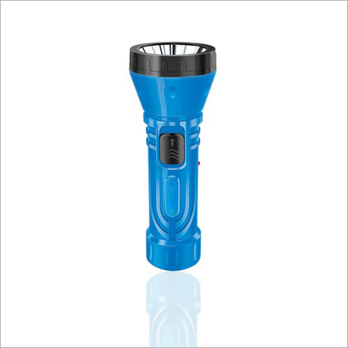 DL 84 Rechargeable LED Torch - Plastic Body, Custom Size | 6000K Cool White Light, 14 Hours Charging, Lithium-Ion Battery, IP20 Rated
