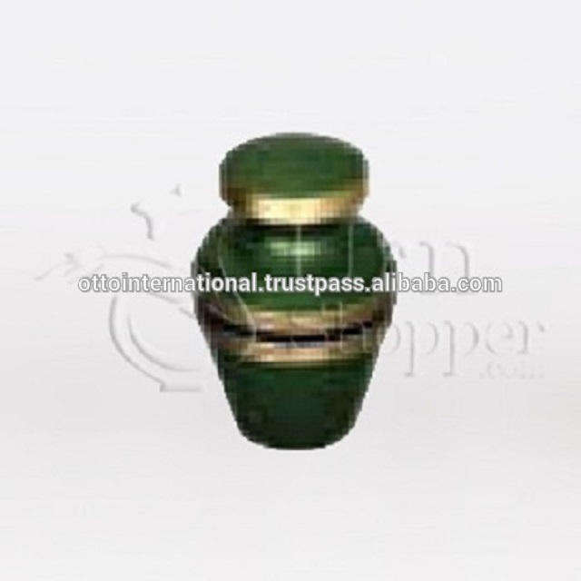 Black Avalon Series Blackstone Brass Token Urn