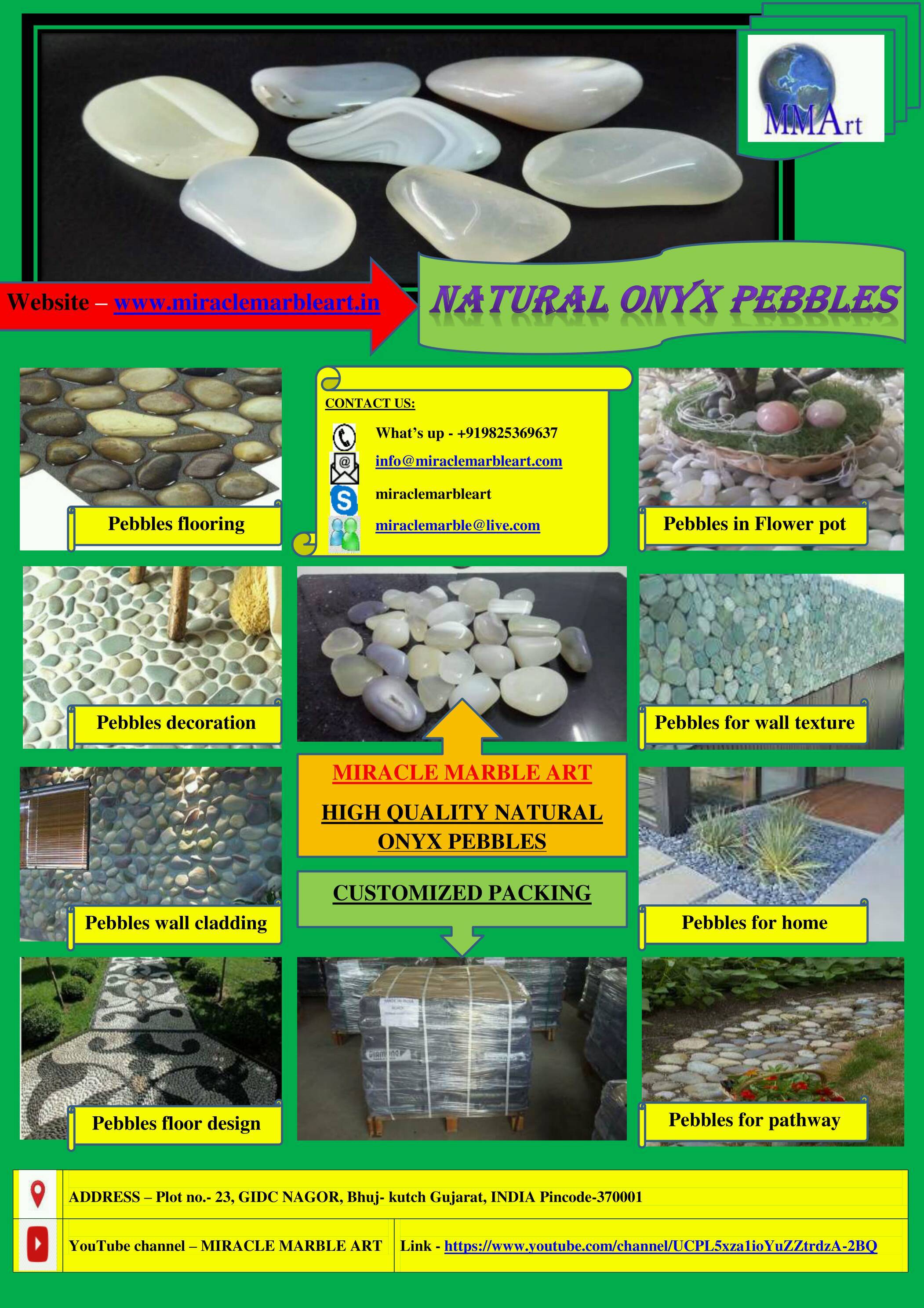 High Polished Natural Onyx Agate Pebbles - Size 20mm To 60mm, White Grey Mix Color | Crystalized Glass Stone, Polished Finish, Versatile Use