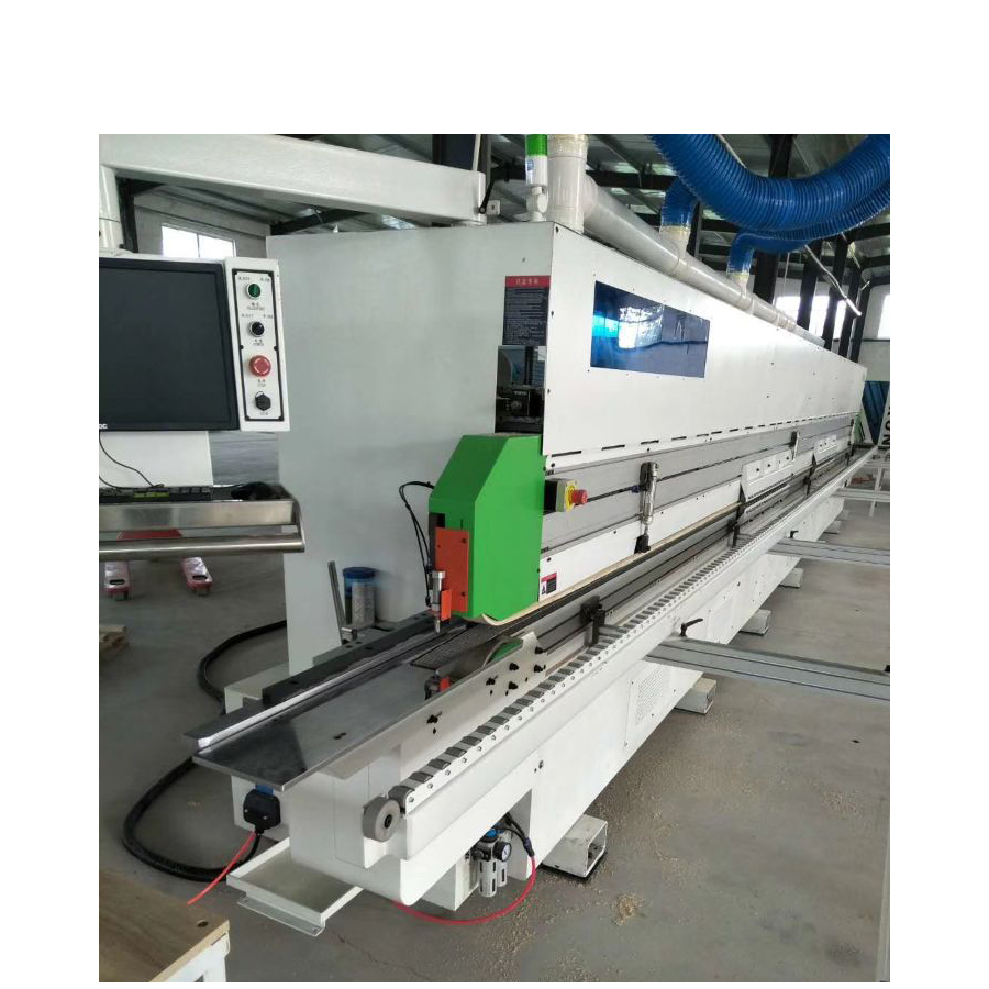 Automatic Edge Banding Machine - 9827x1000x1600mm , 24.13kw Power, 0-32m/min Feeding Speed, Automatic Operation With Advanced Touch-screen Control