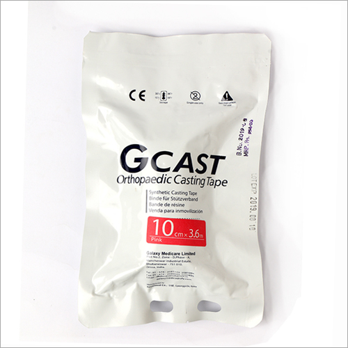 Orthopedic Synthetic Casting Tape - Synthetic Material , Pink Color, Casting Type for Secure Support and Enhanced Durability