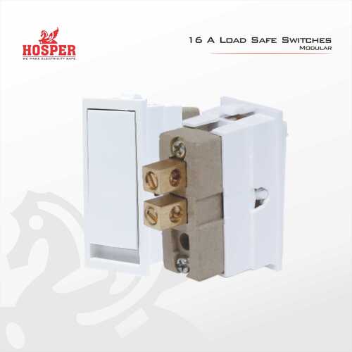 White 16 Amp Switch