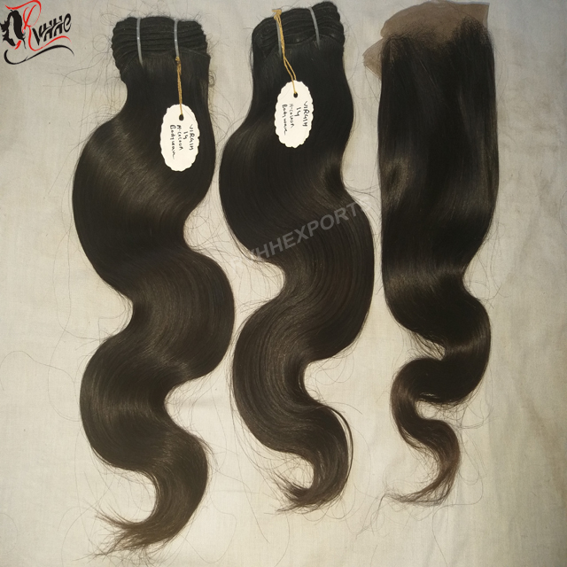 9a Virgin Human Hair - 100% Pure Remy Indian Hair, 10-30 Inch Natural Wavy Extensions, Zero Shedding, Temple Hair With Natural Shine