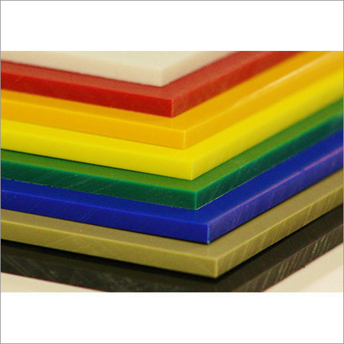 Yellow And Red High Molecular High Density Polyethylene Sheet