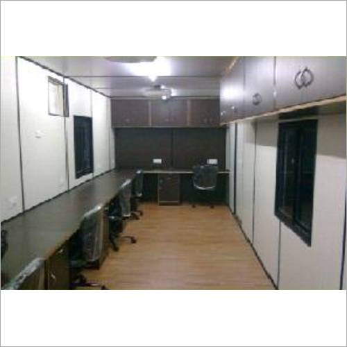 Portable Office Cabin - Steel & Wood, Customizable Size, Durable Structure - Easy Assembly, Modular Design, Insulated, Square Shape