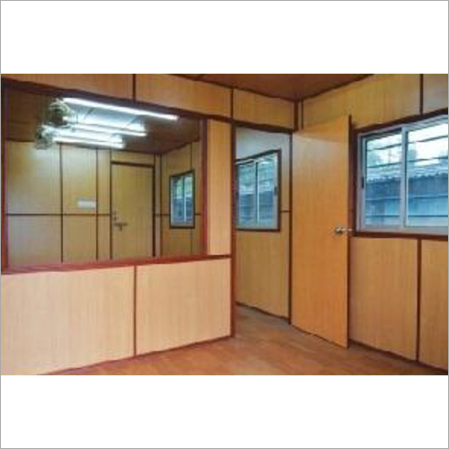 Portable Office Cabin - Steel & Wood, Customizable Size, Durable Structure - Easy Assembly, Modular Design, Insulated, Square Shape