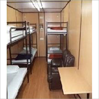 Portable Bunk House - Steel, Customizable Size, Brown | Easy Assembly, Modular Design, Portable Structure, Durable, Weather Resistant