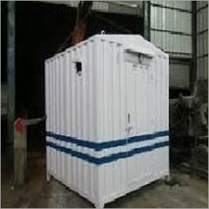 Portable Security Guard Cabin - Ms And Wood, Modular Build Type, Easily Assembled, Color Coated Finish