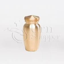 Gold Vesselette Bronze Metal Token Cremation Urn