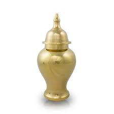 Gold Vesselette Bronze Metal Token Cremation Urn