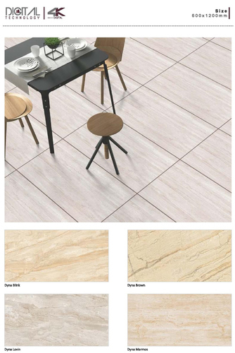 Vitrified Tiles - Ceramic, Non-Slip & Wear-Resistant | Smooth Texture, Superior Finish, Impact Resistant